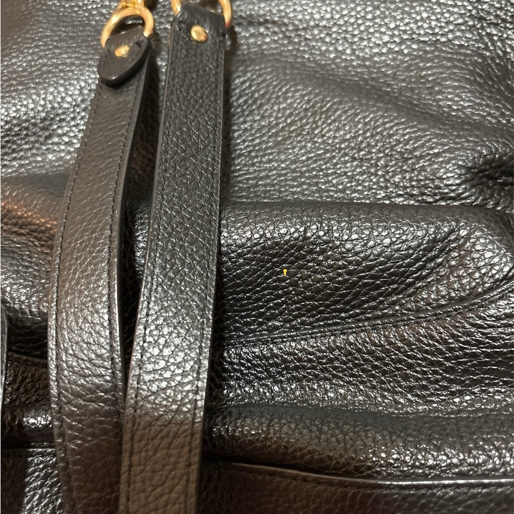 Coach Black Leather Backpack - Picture 7 of 9